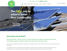 Tablet Screenshot of easy-greendeal.com